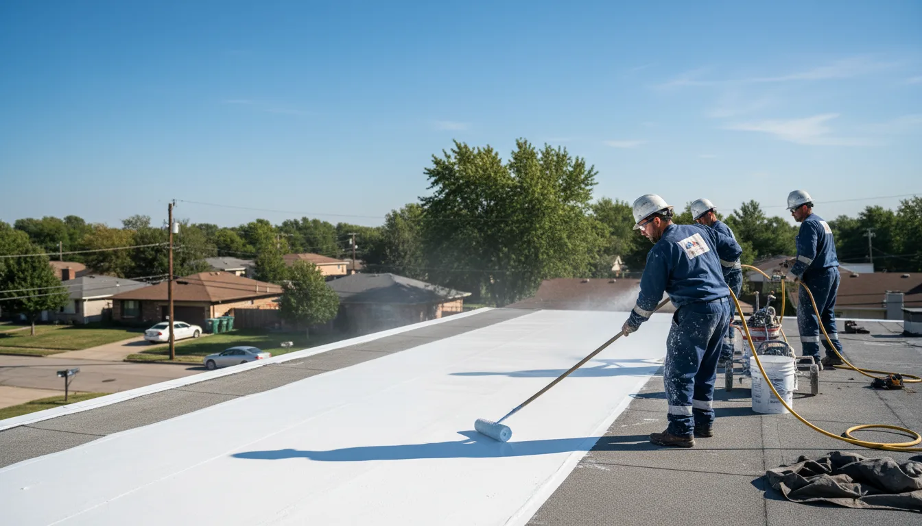 Commercial roof coating in Traverse City, MI near me